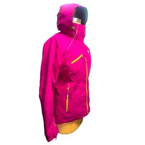 Salomon Clima Pro Storm Ski Snow Winter Vented Recco Removable Hood Jacket Coat